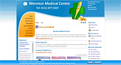 Desktop Screenshot of moretonmcwirral.nhs.uk